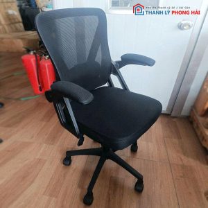 Thanh Lý Ghế Xoay Lưng Thấp Tay Gập Mới 99%
