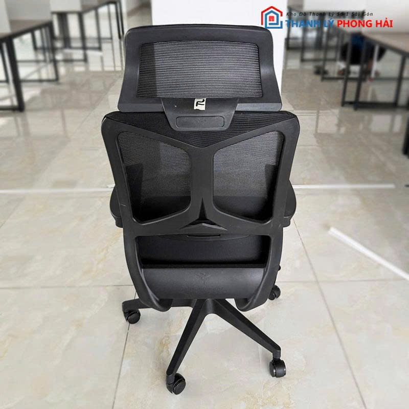ghe-xoay-luoi-cu-co-tua-dau-chan-nhua-3 Ghế Xoay Lưới Cũ Có Tựa Đầu Chân Nhựa