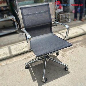 Ghế Xoay Lưới Cũ Lưng Thấp
