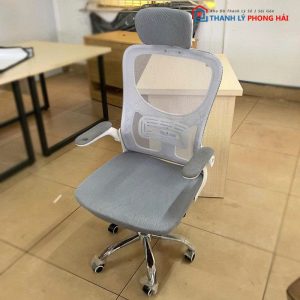 Ghế Xoay Tay Gập Cũ Có Tựa Đầu
