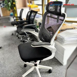 Ghế Xoay Tay Gặp Cũ Có Tựa Đầu