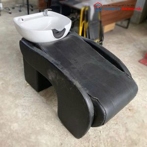 Giường Gội Đầu Bọc Da Kèm Bồn Sứ Cũ
