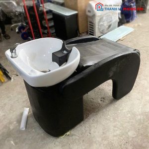 Giường Gội Đầu Bọc Da Kèm Bồn Sứ Cũ