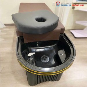 Giường Gội Đầu Bọc Da Cũ Kèm Bồn