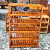 Kệ Dép Gỗ Tự Nhiên 6 Tầng Mới 99% (Nhiều Màu)