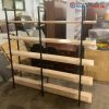 Kệ Khung Sắt 2m Mặt Gỗ MDF Cũ