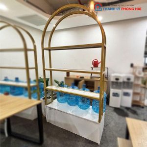 Kệ Trưng Bày Khung Sắt Vòng Cong Cũ