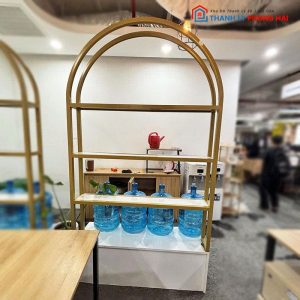 Kệ Trưng Bày Khung Sắt Vòng Cong Cũ