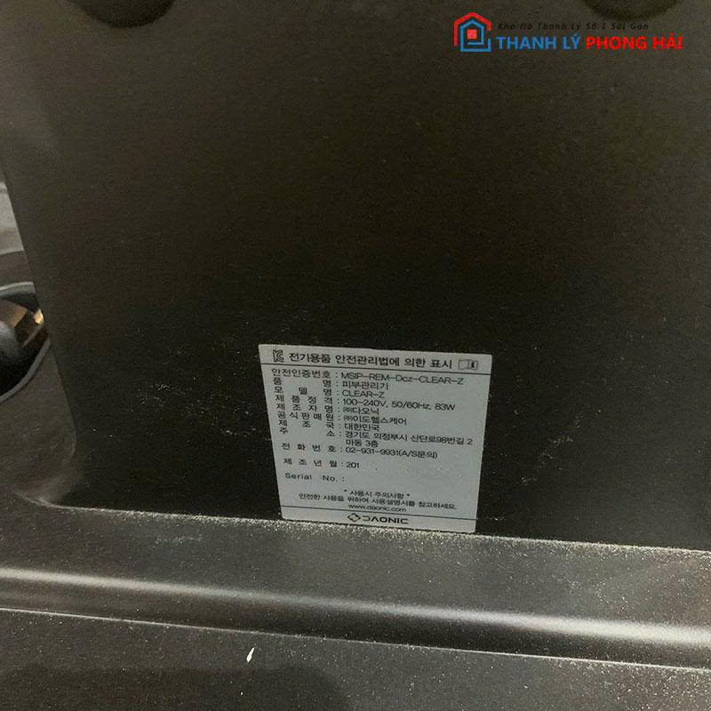 may-cham-soc-da-daonic-clear-z-cu-3 Máy Chăm Sóc Da DAONIC CLEAR-Z Cũ