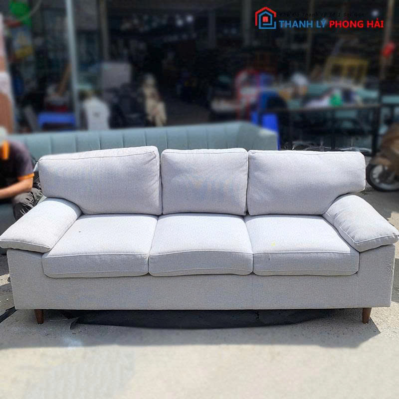 sofa-bang-3-cho-boc-vai-xam-cu-1 Sofa Băng 3 Chỗ Bọc Vải Xám Cũ