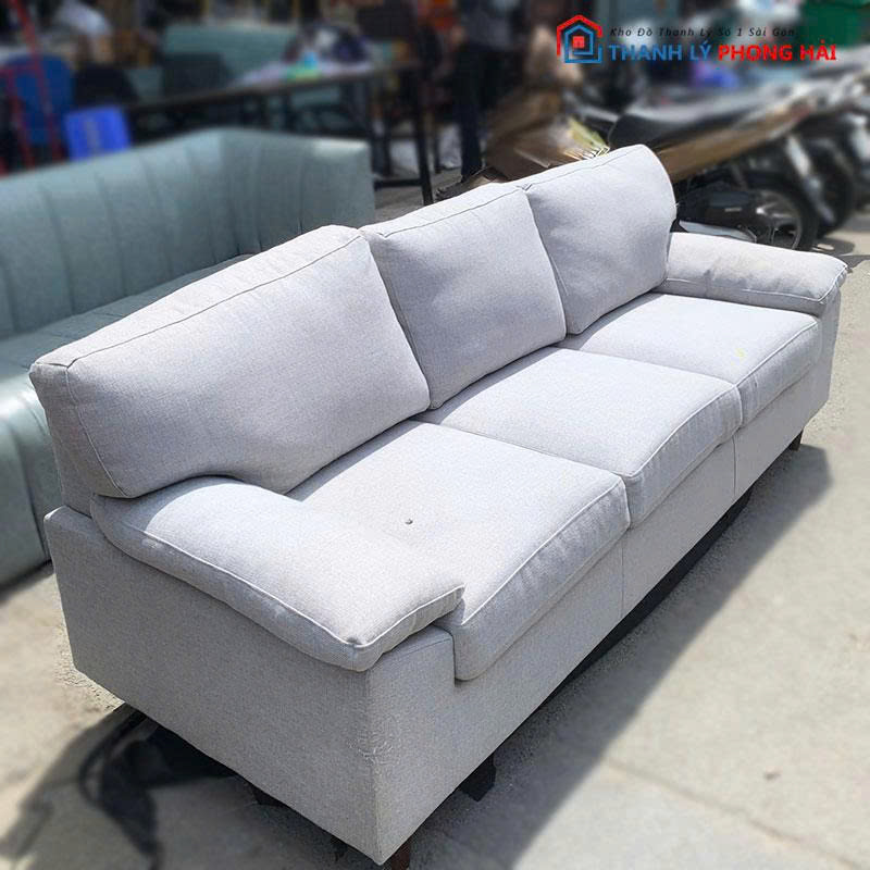 sofa-bang-3-cho-boc-vai-xam-cu-2 Sofa Băng 3 Chỗ Bọc Vải Xám Cũ
