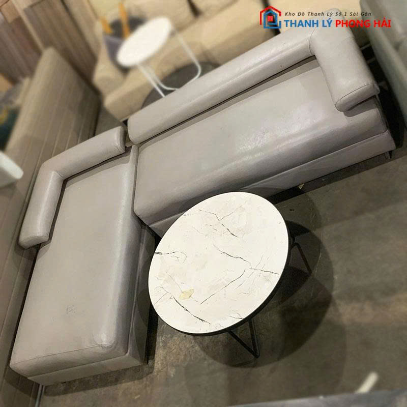 sofa-goc-l-boc-da-cu-kem-ban-kinh-1 Sofa Góc L Bọc Da Cũ Kèm Bàn Kính