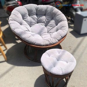 Sofa Lười Thư Giãn Cũ Kèm Đôn