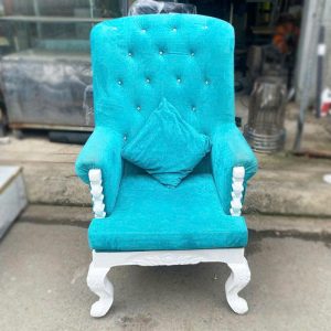 Sofa Nail Hoàng Gia Màu Xanh Cũ Kèm Bồn