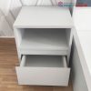 Tab Đầu Giường Cũ 2 Hộc Màu Trắng Tối Giản