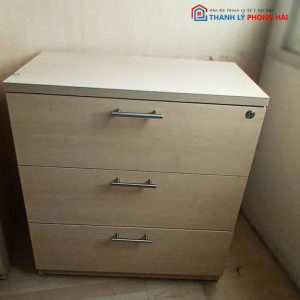 Tủ Cabin Gỗ MDF 3 Hộc Kéo Cũ