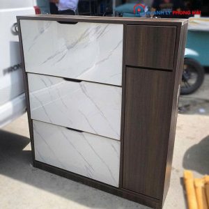Tủ Giày Dép Cửa Lật Gỗ MDF Cũ