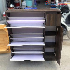 Tủ Giày Dép Cửa Lật Gỗ MDF Cũ