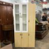 Tủ Hồ Sơ 90cm Gỗ MDF Cũ Có 2 Cánh Kính