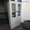 Tủ Hồ Sơ Sắt 4 Cánh Có Kính Cũ