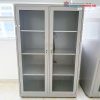 Tủ Hồ Sơ Sắt 4 Tầng 2 Cánh Kính Cũ