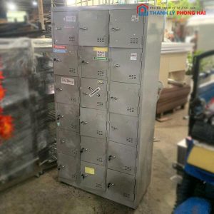 Tủ Locker Sắt 18 Ngăn Bền Đẹp Cũ