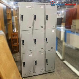 Tủ Locker Sắt 9 Ngăn Cũ