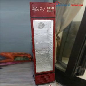 Tủ Mát 1 Cánh Kính Màu Đỏ Cũ