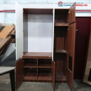 Tủ Quần Áo 1m36 Nhiều Ngăn 6 Cánh Cũ