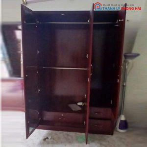 Tủ Quần Áo Gỗ MDF 3 Cánh Cũ (Nhiều Màu)