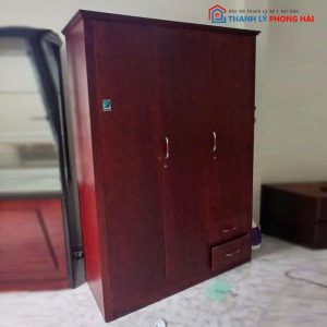 Tủ Quần Áo Gỗ MDF 3 Cánh Cũ (Nhiều Màu)