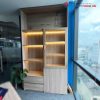 Tủ Trưng Bày Gỗ MDF Cũ Có Đèn LED