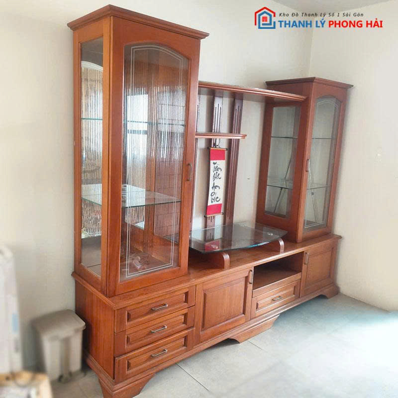 tu-trung-bay-go-tu-nhien-sang-trong-cu-1 Tủ Trưng Bày Gỗ Tự Nhiên Sang Trọng Cũ