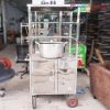 Xe Bán Hàng Inox 80cm Cũ Có Bánh Xe