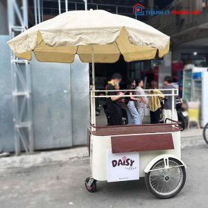 Xe Bán Hàng Take Away Có Dù Cũ