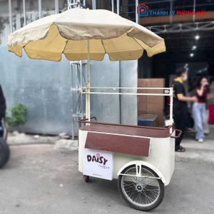 Xe Bán Hàng Take Away Có Dù Cũ