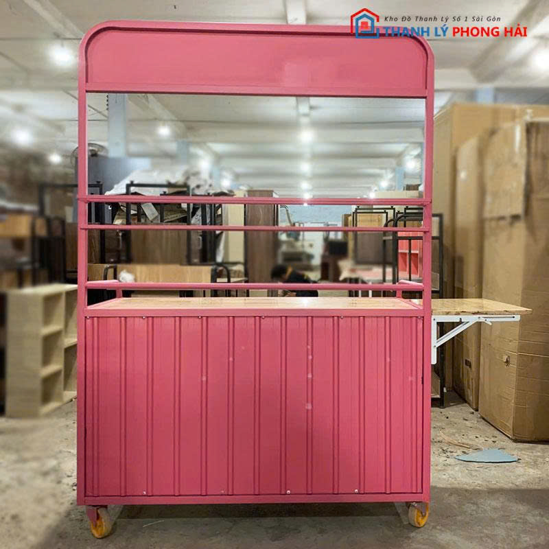 xe-ban-hang-takeaway-bang-alu (7) Xe Bán Hàng Takeaway Bằng Alu Mới 99%