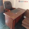 Bàn Giám Đốc Gỗ Cũ Kèm Hộc Tủ