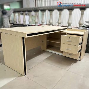 Bàn Giám Đốc Góc L Cũ Kèm Tủ Hồ Sơ