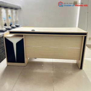 Bàn Giám Đốc Góc L Cũ Kèm Tủ Hồ Sơ