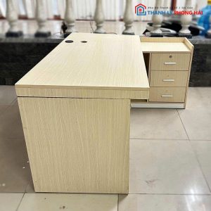 Bàn Giám Đốc Góc L Cũ Kèm Tủ Hồ Sơ