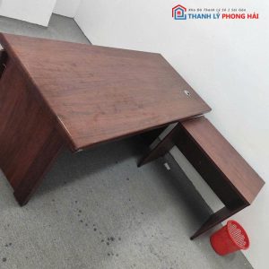 Bàn Giám Đốc Kèm Bàn Phụ Ghép Góc L Cũ