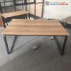 Bàn Làm Việc 1m63 Chân Sắt Mặt Gỗ Cũ