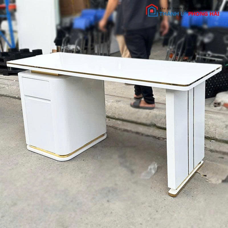ban-lam-viec-go-cong-nghiep-1m6-cu-3 Bàn Làm Việc Gỗ Công Nghiệp 1m6 Cũ