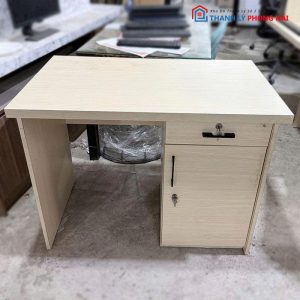 Bàn Làm Việc Gỗ MDF 1m Kèm Tủ Hồ Sơ Cũ