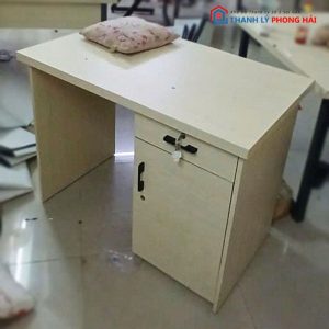 Bàn Làm Việc Gỗ MDF 1m Kèm Tủ Hồ Sơ Cũ