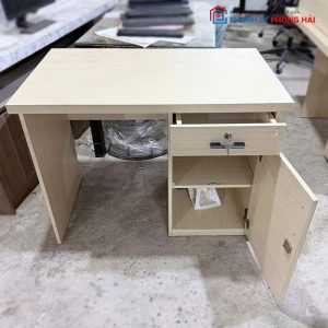 Bàn Làm Việc Gỗ MDF 1m Kèm Tủ Hồ Sơ Cũ