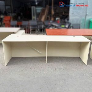 Bàn Quầy Gỗ Công Nghiệp Cũ Có Bửng