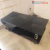 Bàn Sofa 2 Tầng Mặt Kính Đen Cũ