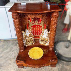 Bàn Thờ Ông Địa Gỗ Tự Nhiên Cũ
